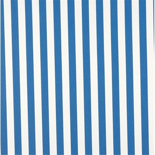 Designer Fabrics B485 54 in. Wide Blue; Striped Indoor & Outdoor Marine Scotchgard Upholstery Fabric B485 - main